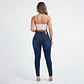 Jeans Skinny Tiro Alto 3 Botones Elasticado Azul Marino con Push-Up - Miniatura 2