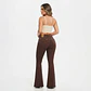 9375 | Flare Cafe Chocolate Linea Frontal Tiro Alto Elasticado con Push-Up - Miniatura 2