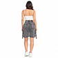 J1511 | Short Bermuda Tiro Alto Gris Nevado con Push-Up - Miniatura 2