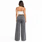 9399 | Wide Leg Palazo Gris Cenizo Elasticado Tiro Alto con Push-Up - Miniatura 2
