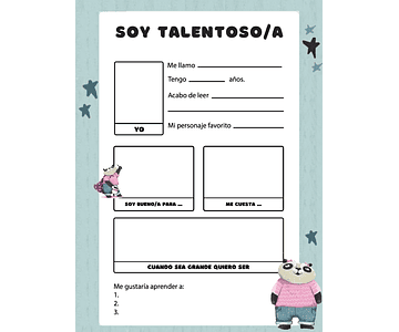 Soy talentoso/a Mora