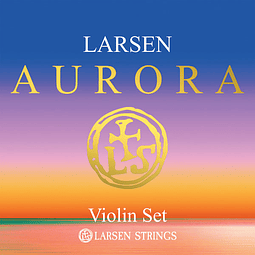 Set Cuerdas Larsen Aurora Violín 4/4 (Re entorchado en aluminio)