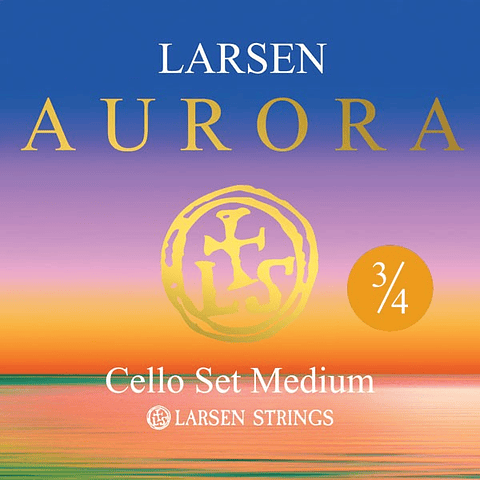 Set Cuerdas Larsen Aurora Cello 3/4