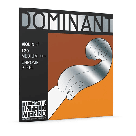Cuerda Mi Thomastik Dominant Violín 4/4. (Sin entorchar)