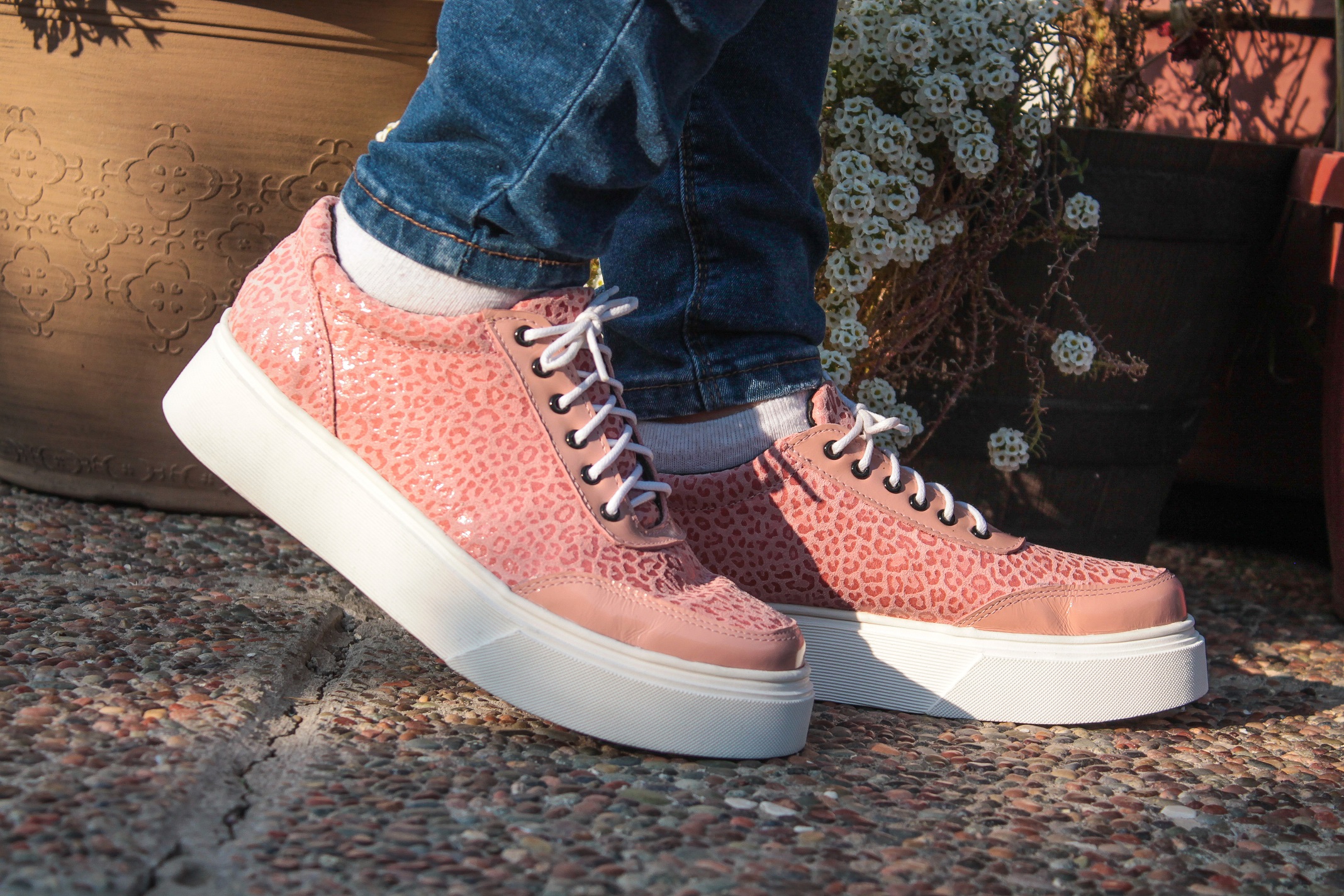 Zapatilla Rosa Print