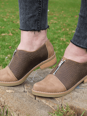 Cierre Frontal Cafe Texturado 