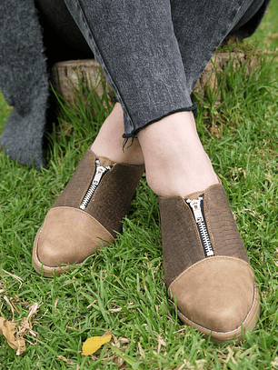 Cierre Frontal Cafe Texturado 