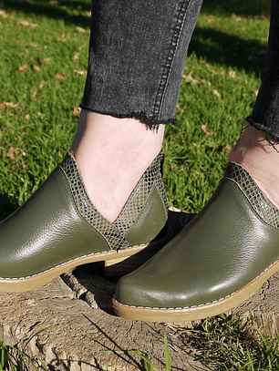 Botín Abierto Verde 