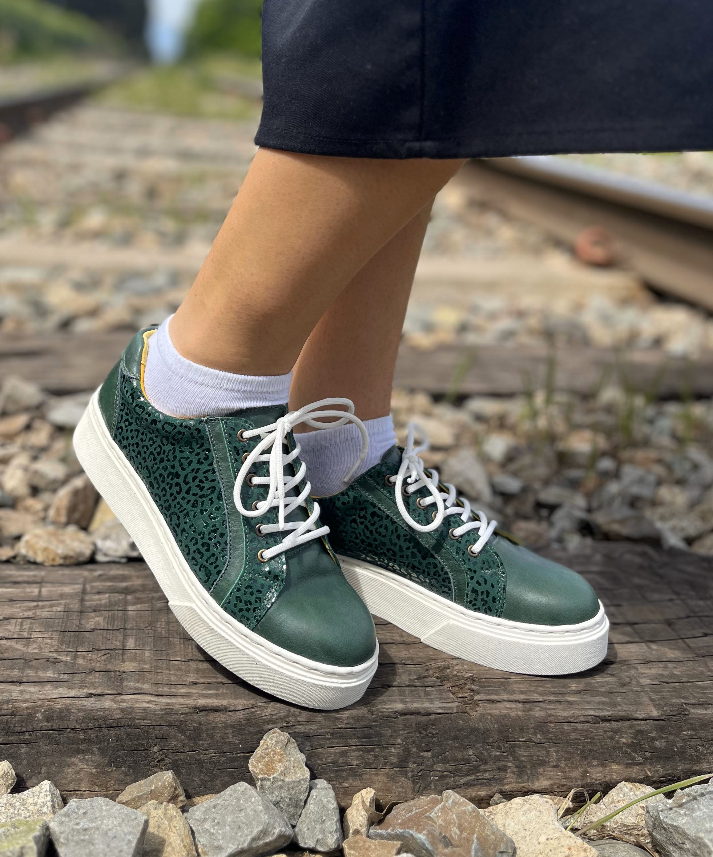 Zapatilla Verde