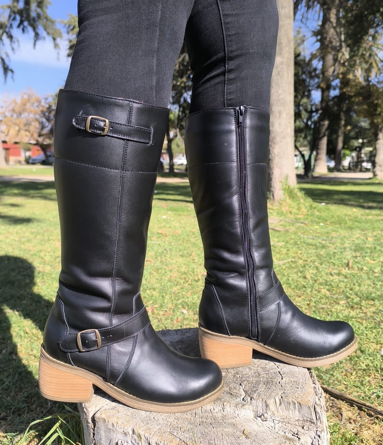 Bota Taco Negro
