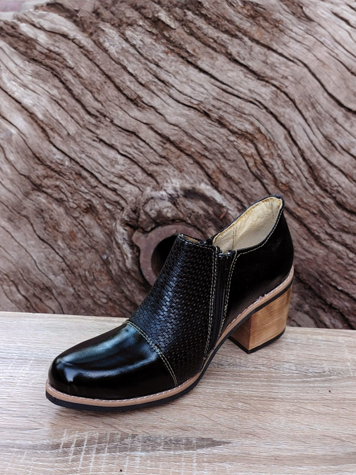 Botín 2 Cierres Negro 2