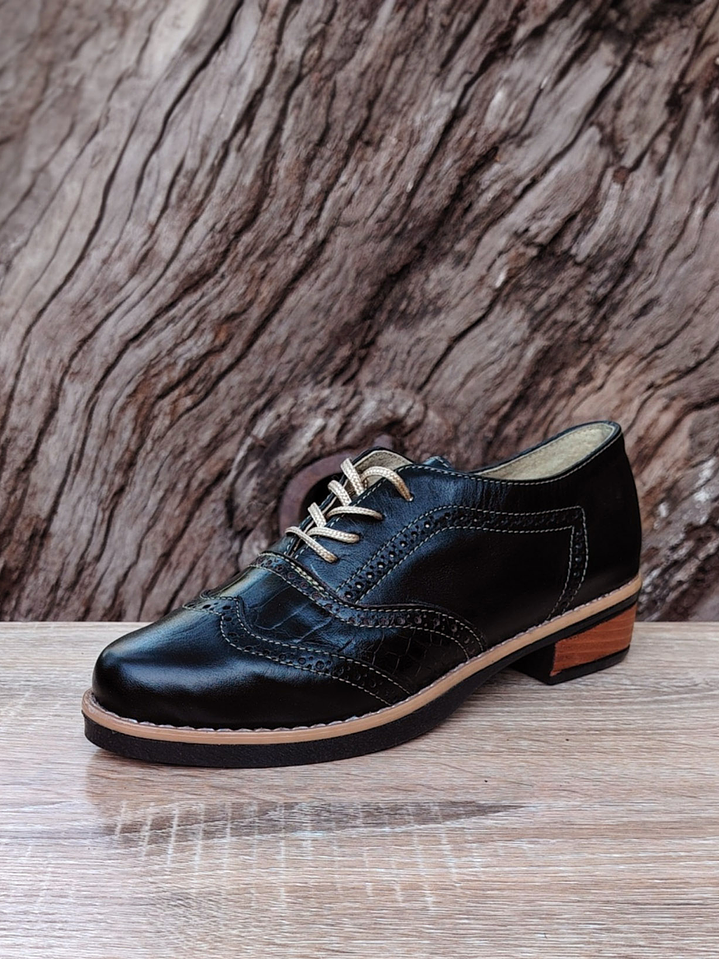 Zapato Oxford Negro 1