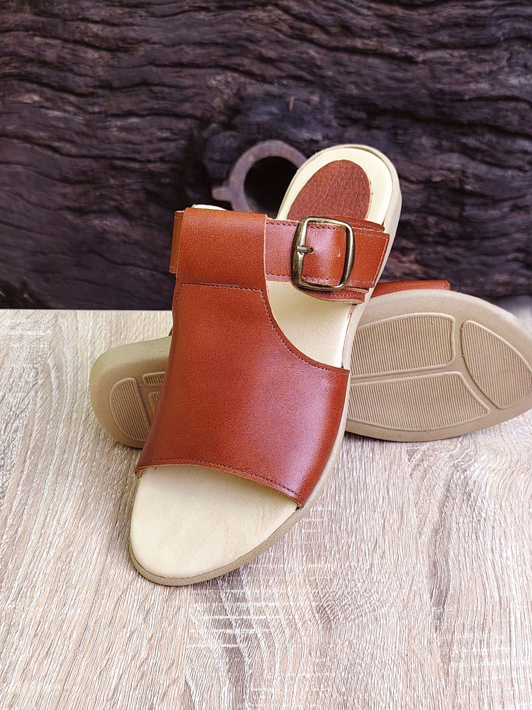 Sandalia Correa Camel 4