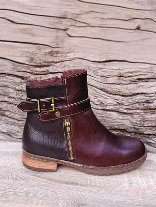 Botín Cierre Correa Café