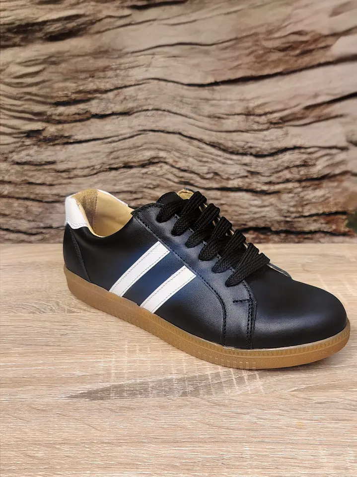 Zapatilla Negro PL Café 3