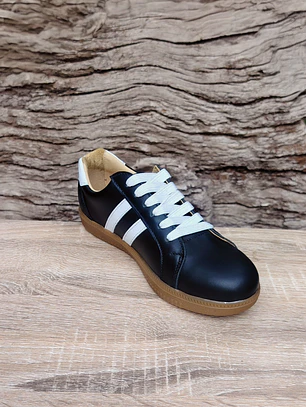 Zapatilla Negro PL Café