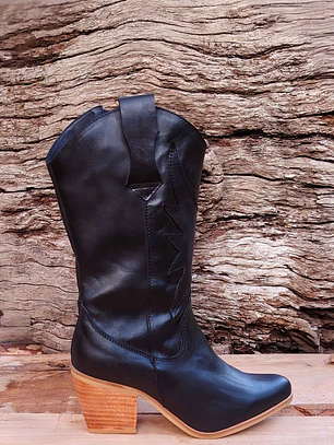 Bota Vaquera Negro PF