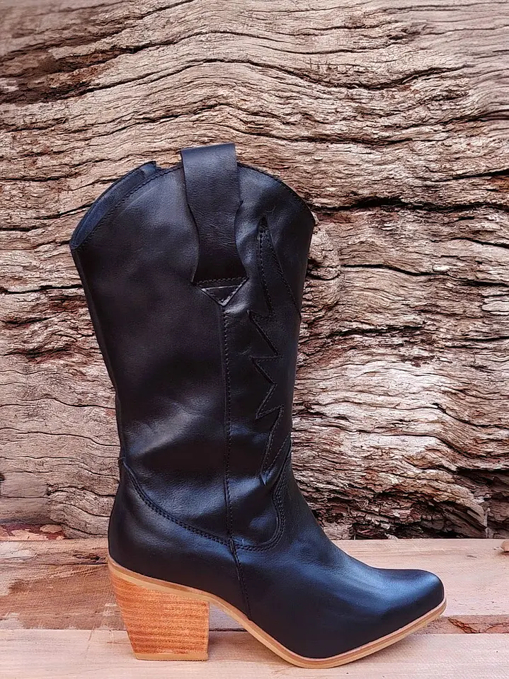 Bota Vaquera Negro PF 1