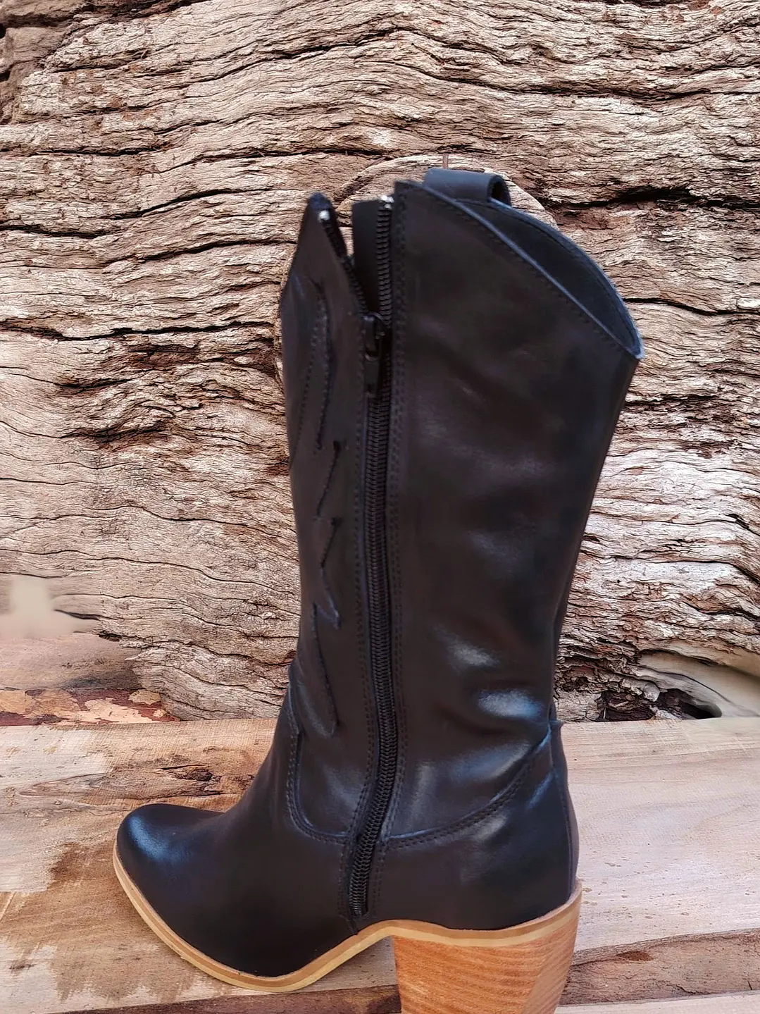 Bota Vaquera Negro PF 3