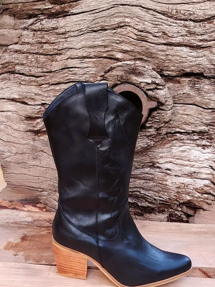 Bota Vaquera Negro PF 4