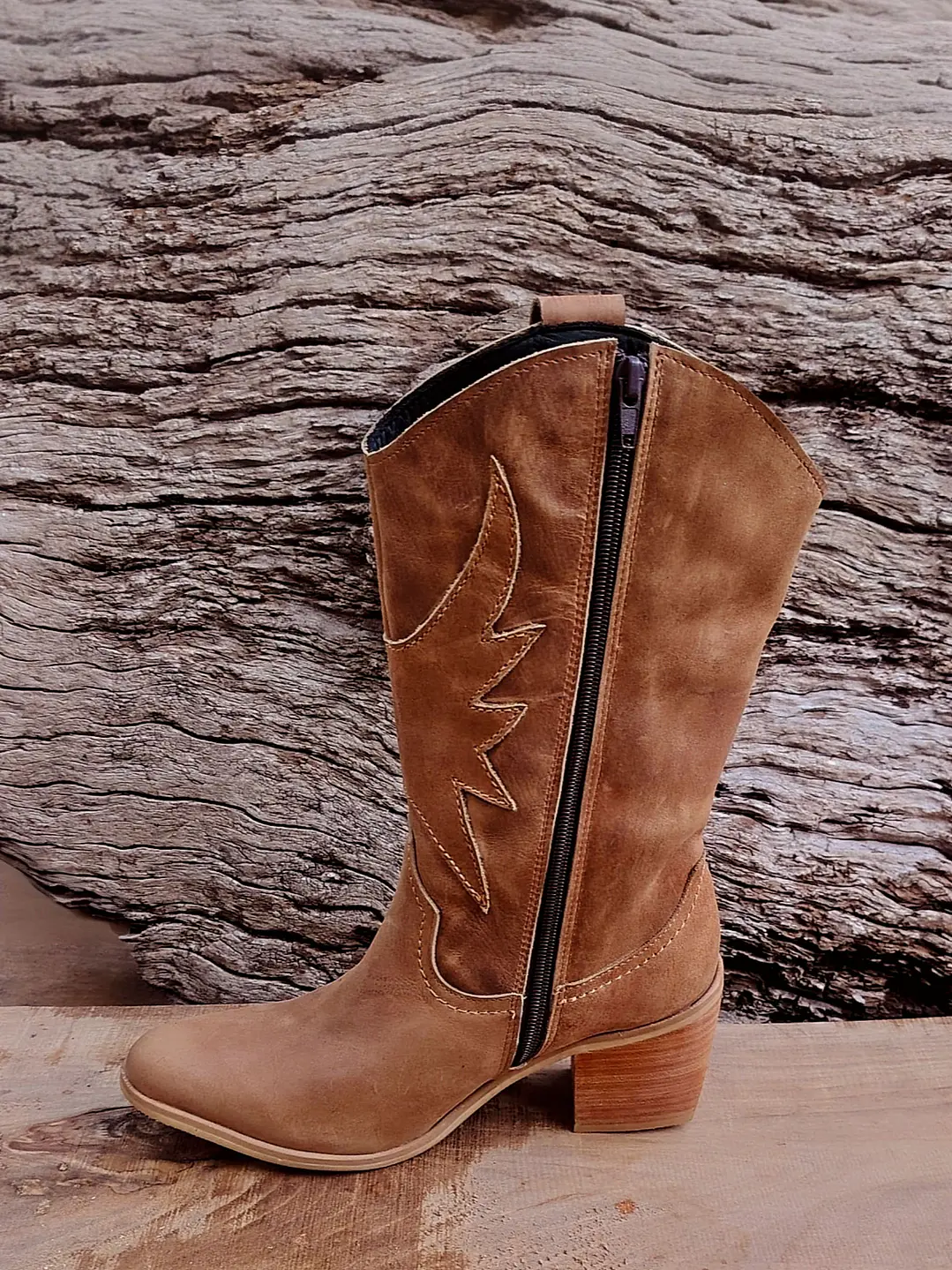 Bota Vaquera Café PF 3