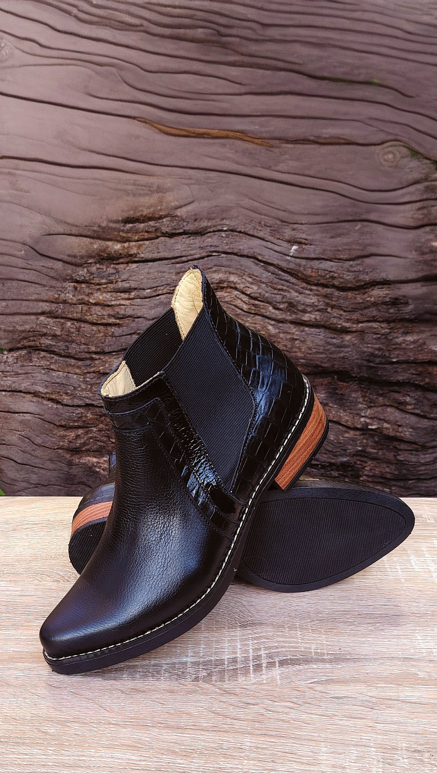 Chelsea Negro Estampado