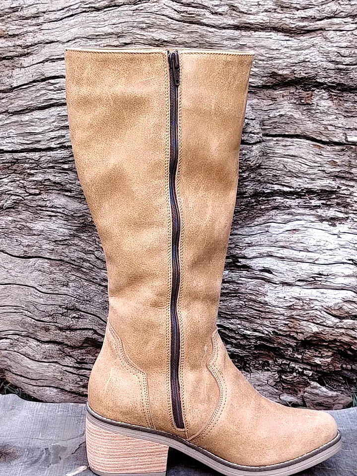 Bota Taco Nude 3