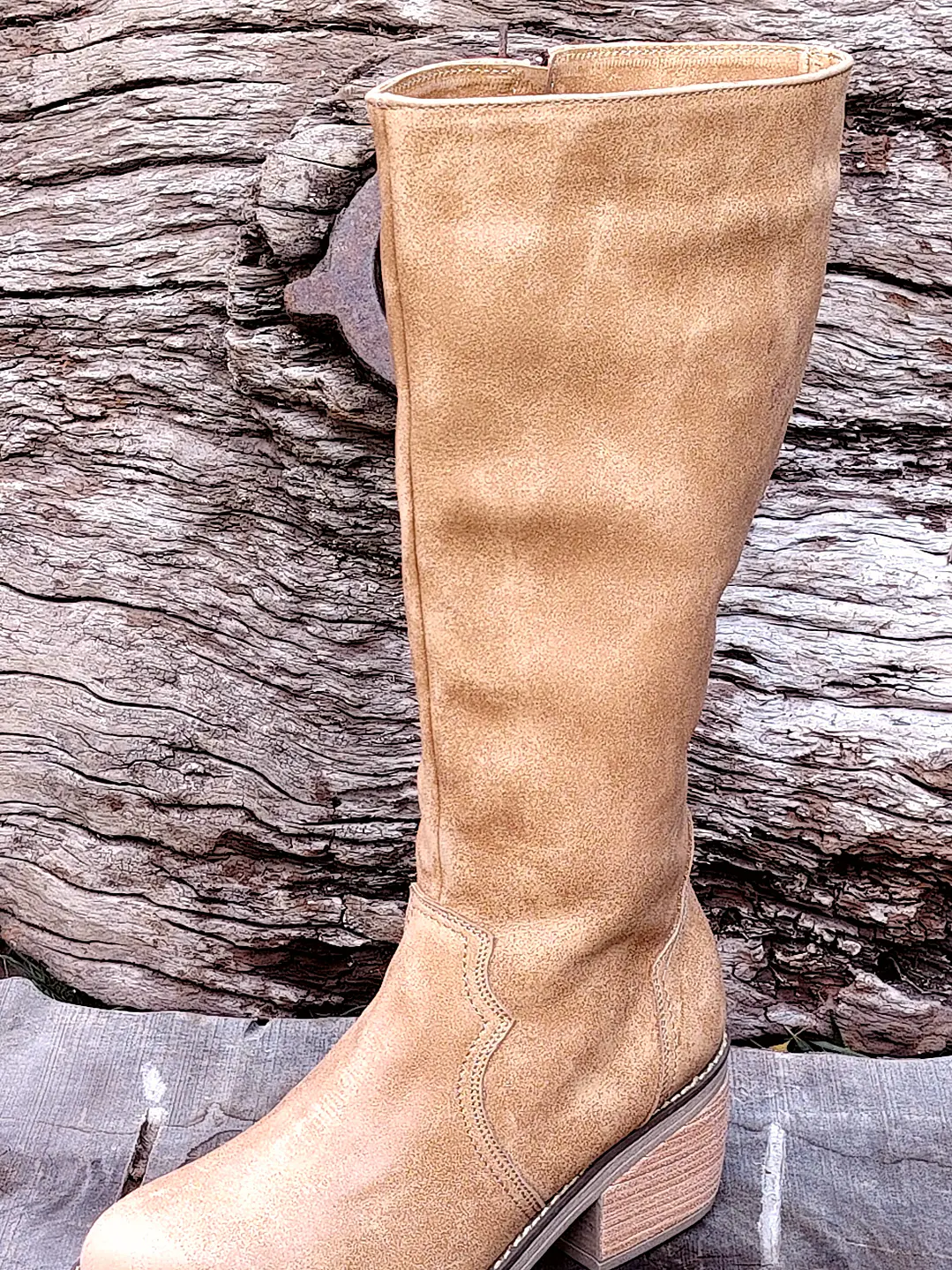 Bota Taco Nude 2