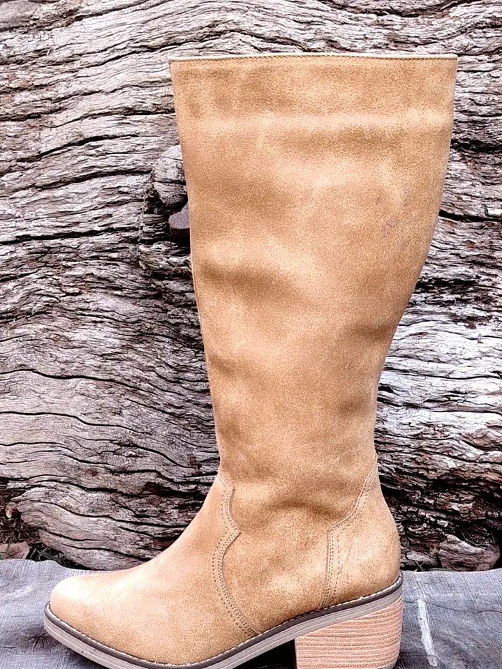 Bota Taco Nude 1