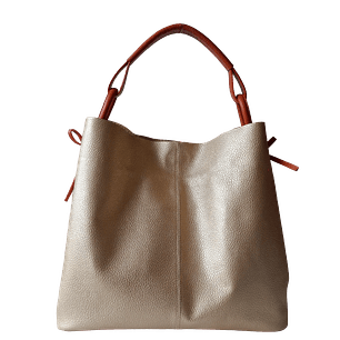 Bolso en cuero para mujer Aubrey Oro