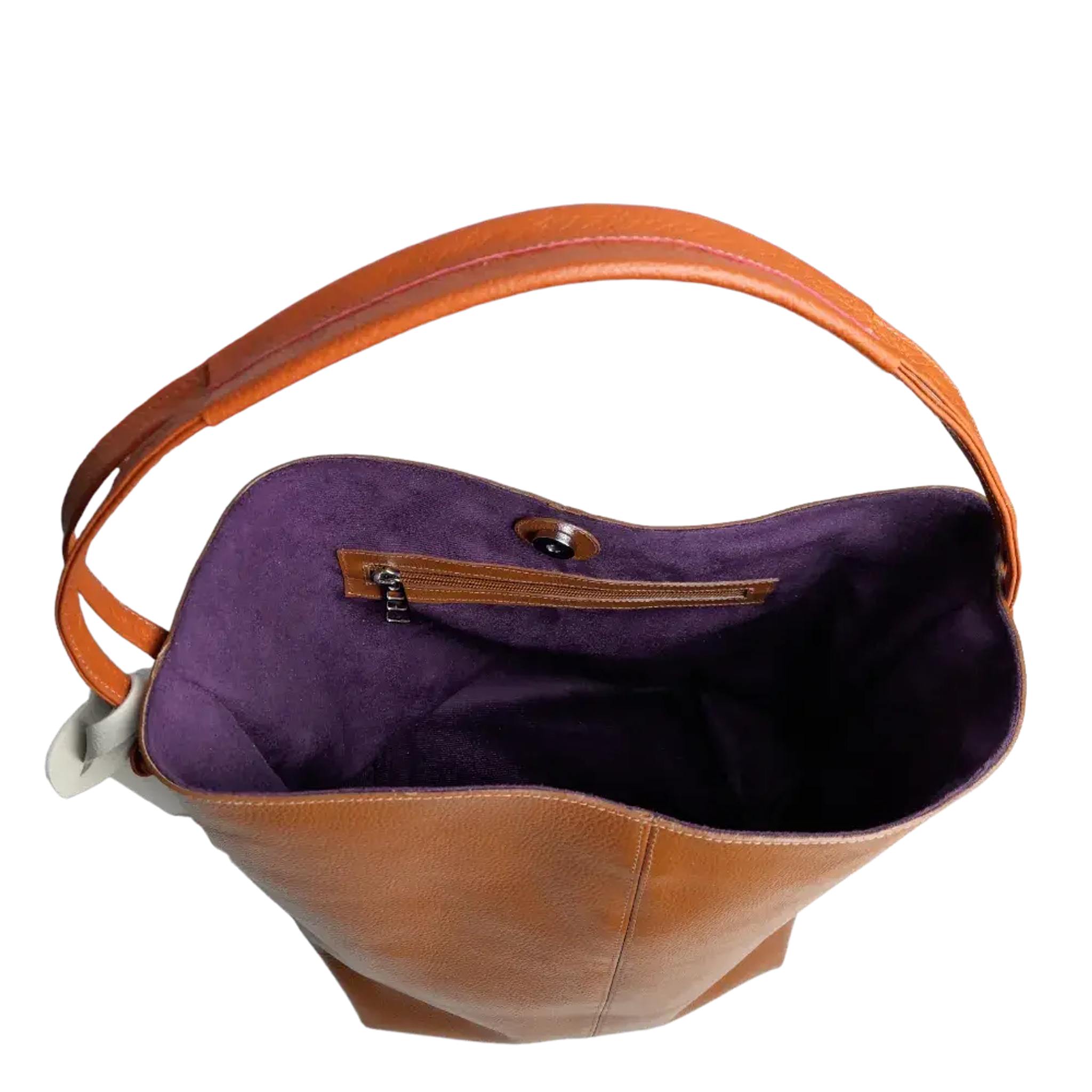 Bolso en cuero para mujer Grace Miel 5