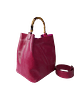 Bolso en cuero para mujer Claire Fucsia - thumbnail 3