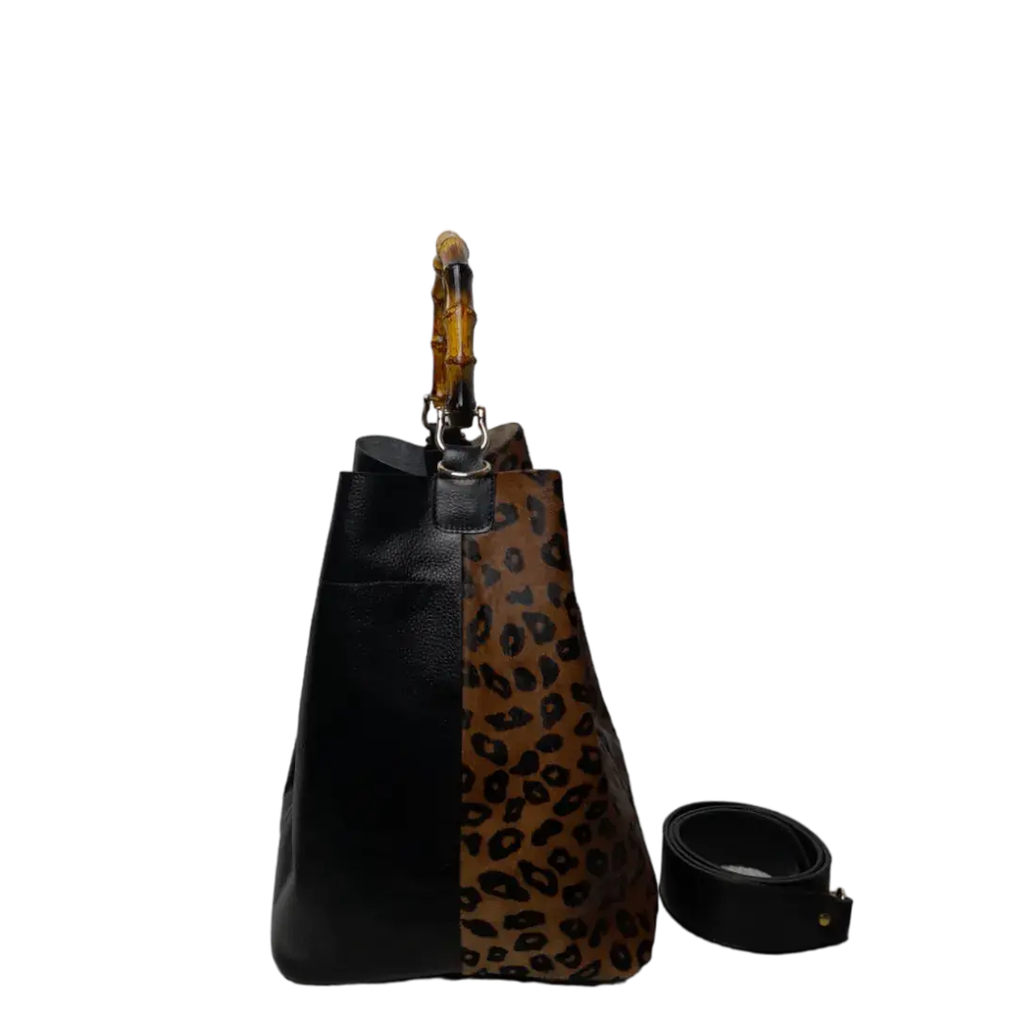 Bolso en cuero para mujer Claire Jaguar y negro 3