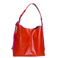 Bolso en cuero para mujer Valentina Reptil Naranja - Miniatura 4