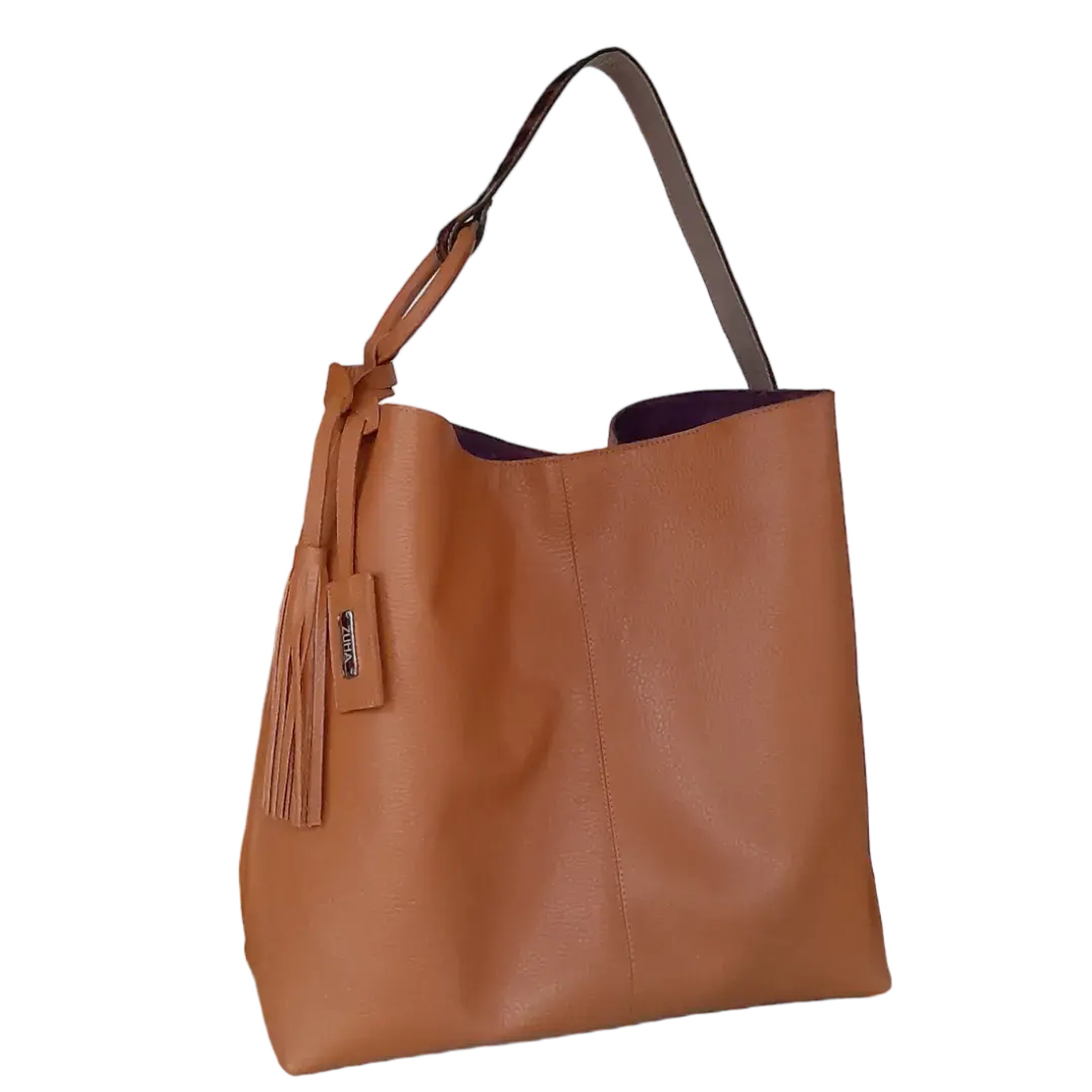 Bolso en cuero para mujer Nora Miel 3