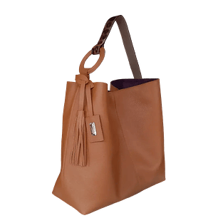 Bolso en cuero para mujer Nora Miel