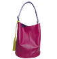 Bolso en cuero para mujer Olivia Fucsia - thumbnail 1