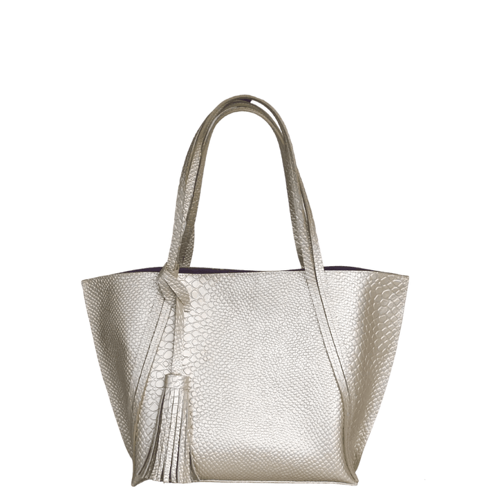 Bolso en cuero para mujer Eleonora color Oro 1