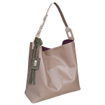 Bolso en cuero para mujer Valentina Taupe