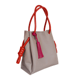 Bolso en cuero para mujer Sofia taupe