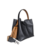 Bolso en cuero para mujer Lucia color negro