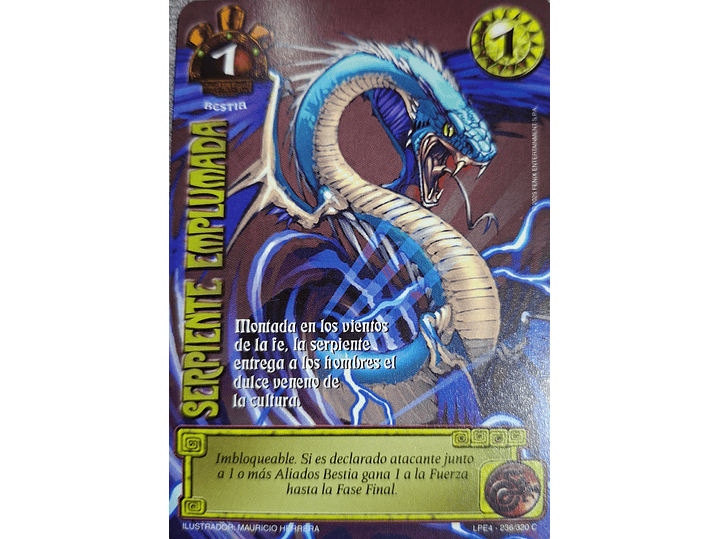 Serpiente emplumada (LPE4 - Cortesana) 1