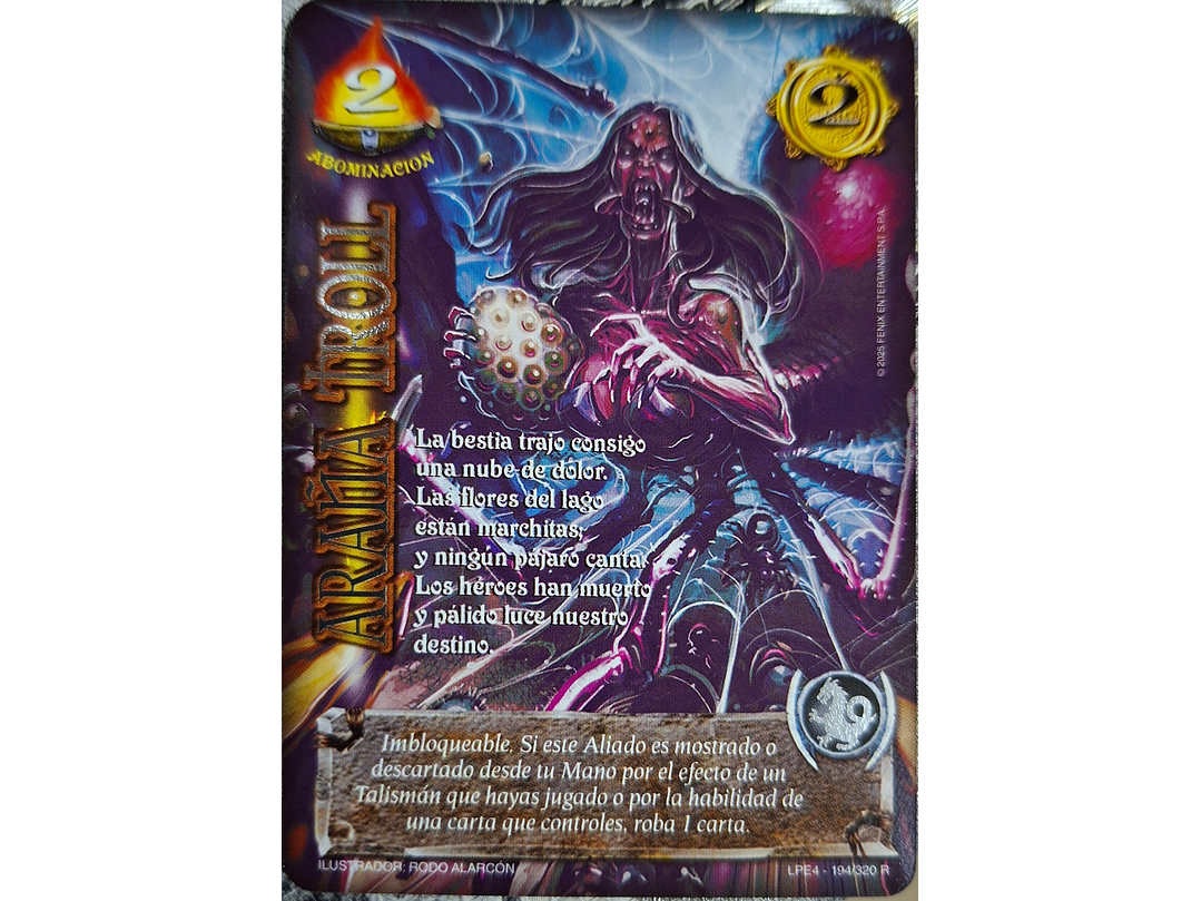 Araña Troll (LPE4 - Real) 1