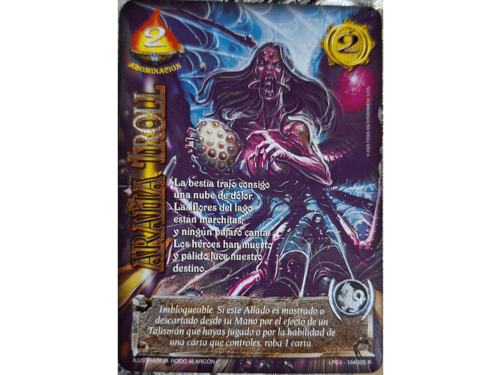 Araña Troll (LPE4 - Real) 1