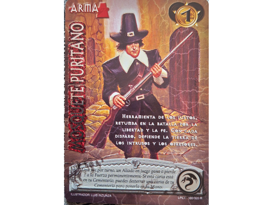 Mosquete puritano (LPE4 - Real) 1