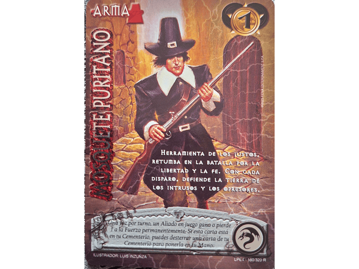 Mosquete puritano (LPE4 - Real) 1