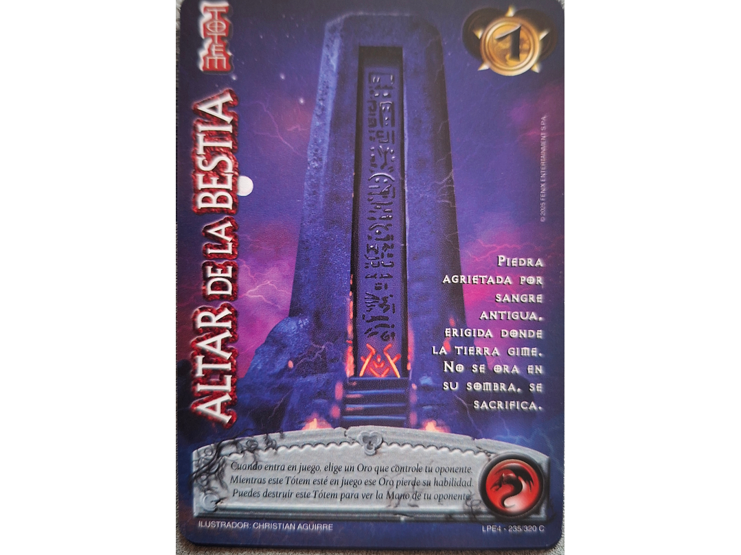Altar de la bestia (LPE4 - Cortesana) 1