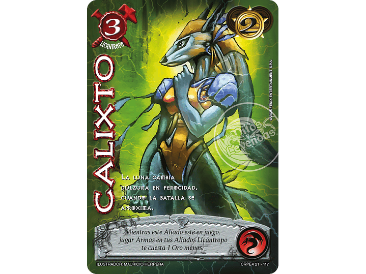 Calixto (Kit Racial Licántropo 2025) 1