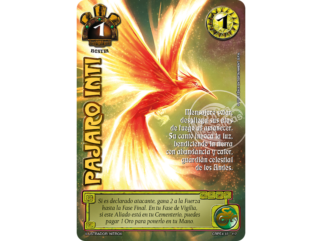 Pajaro Inti (Kit Racial Bestia 2025) 1