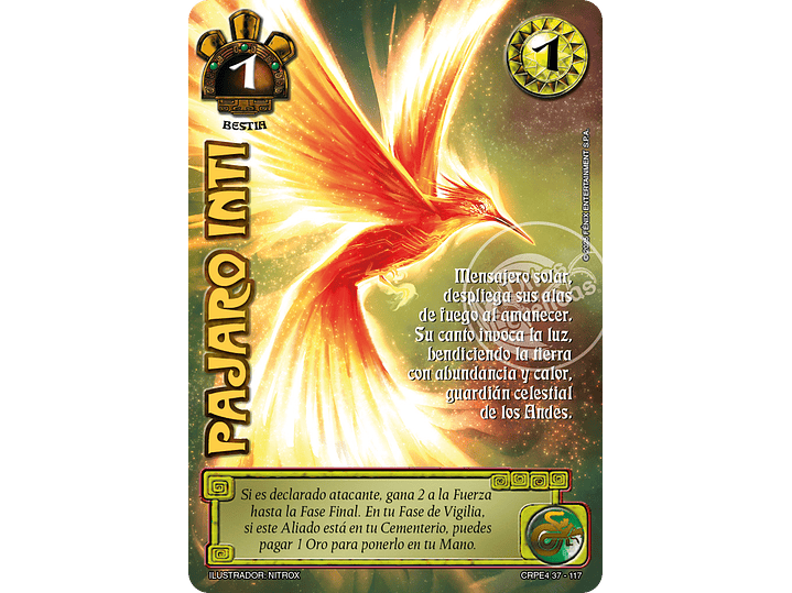 Pajaro Inti (Kit Racial Bestia 2025) 1